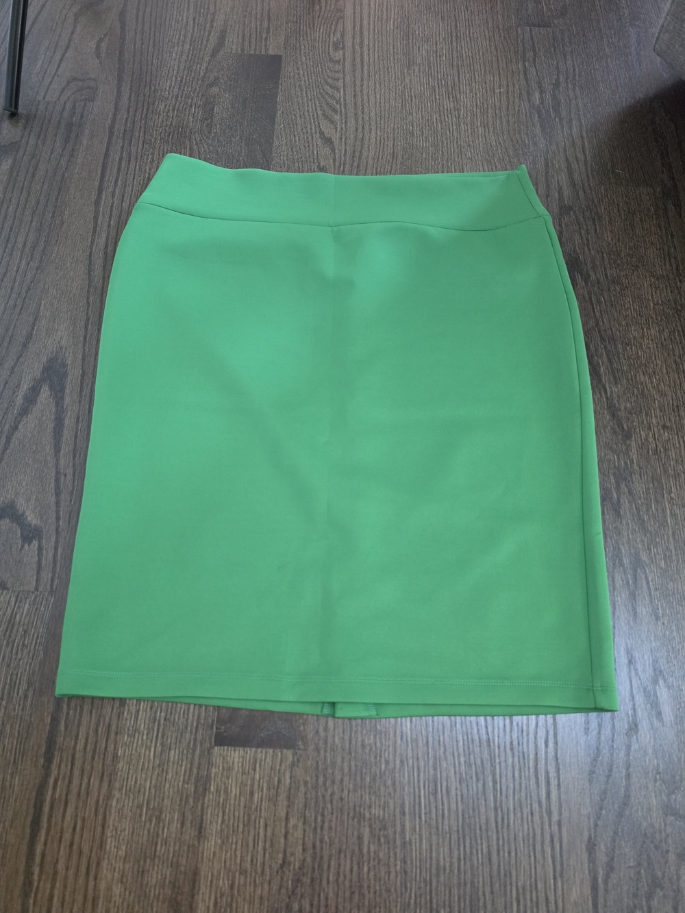 INC International Concepts Bright Green Pencil Scuba Skirt